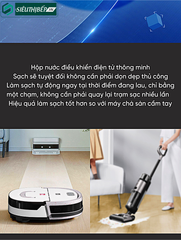 Robot hút bụi lau nhà Hubert HB - S66 (Điều khiển bằng APP, giọng nói)