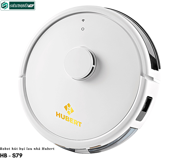 Robot hút bụi lau nhà Hubert HB - S79 (Màu trắng - Điều khiển bằng APP)