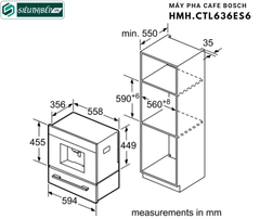 Máy pha Cafe Bosch HMH CTL636ES6 - Serie 8 (Home Connect)
