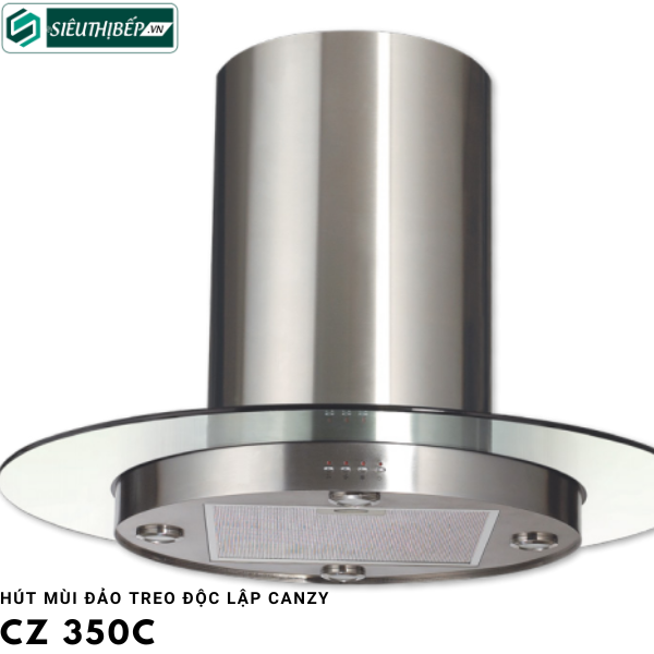 Máy hút mùi đảo Canzy CZ 350C (Treo độc lập - Tròn)