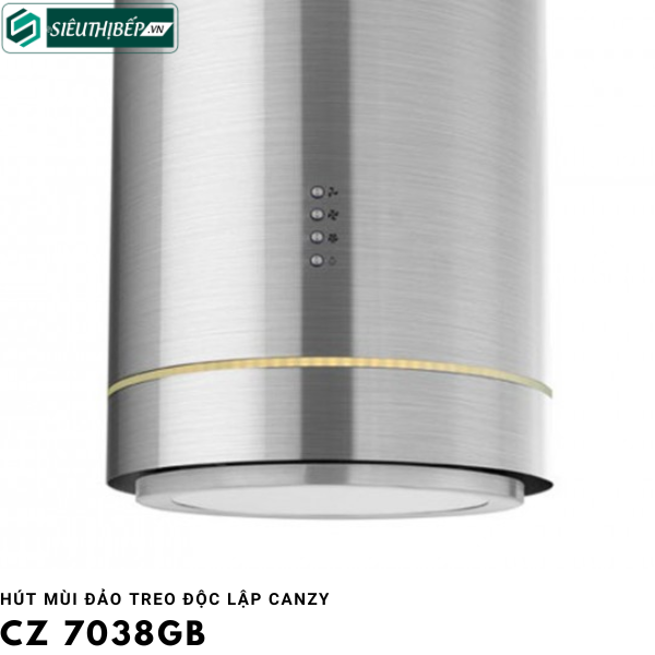 Máy hút mùi đảo Canzy CZ 7038GB (Treo độc lập - Tròn)