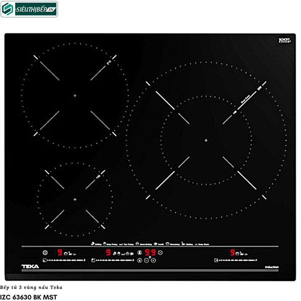 Bếp từ Teka IZC 63630 BK MST (3 vùng nấu - Made in Spain)
