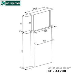 Máy hút mùi âm bàn Kaff KF - AT900