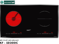 Bếp từ kết hợp điện Kaff KF - SD300IC Inverter tiết kiệm điện