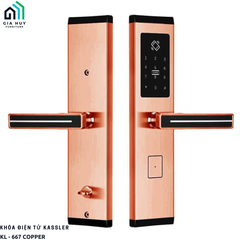 Khóa điện tử Kassler KL - 667 COPPER / KL - 667 SILVER (Thép phủ Nano cao cấp)