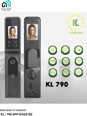 Khóa điện tử Kassler KL - 790 APP mở khóa bằng FACE ID thông minh
