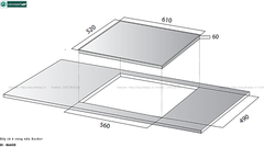 Bếp từ Kocher DI - 866GE (4 vùng nấu - Made in Germany)