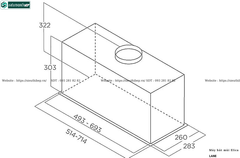 Máy hút mùi Elica LANE (Âm tủ - Made in Italy)