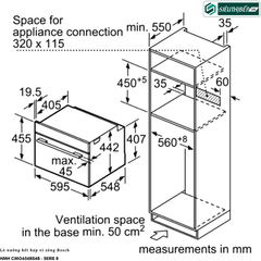 Lò kết hợp Bosch HMH CMG656BS6B - Serie 8 (Lò nướng kết hợp lò vi sóng - 45 Lít)