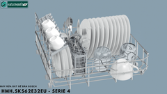 Máy rửa bát nhỏ Bosch HMH SKS62E32EU - Serie 4 (Để bàn - 6 bộ đồ ăn châu Âu)