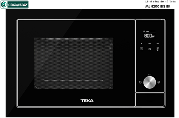 Lò vi sóng Teka ML 8200 BIS BK (20 Lít - Âm tủ)