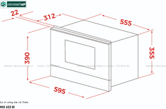 Lò vi sóng Teka MS 622 BI (22 Lít - Âm tủ)