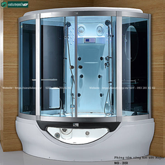 Phòng tắm xông hơi ướt Nofer NG - 2151 (Công nghệ Châu Âu)