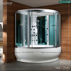 Phòng tắm xông hơi ướt Nofer NG - 2161 (Công nghệ Châu Âu)