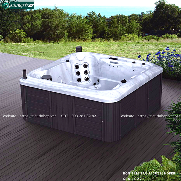 Bồn tắm Spa Jacuzzi Nofer SPA - 022 (Công nghệ Châu Âu)