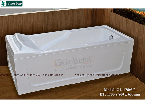 Bồn tắm Golicaa GL - 1780V3