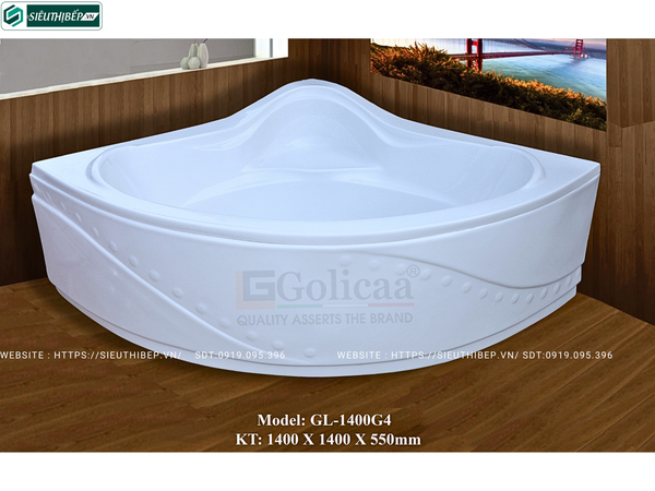 Bồn tắm Golicaa GL - 1400G4
