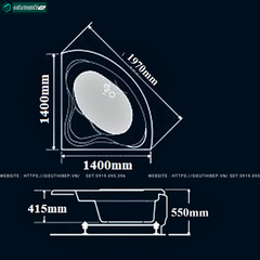 Bồn tắm Golicaa GL - 1400G5