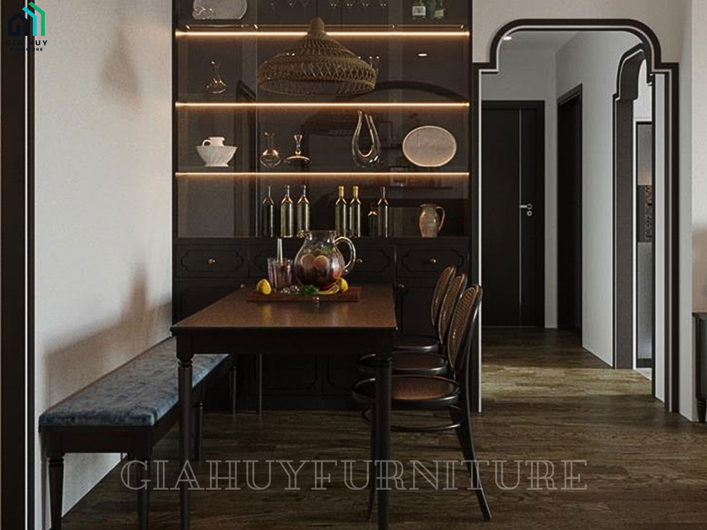 Thiết kế nội thất chung cư GREEN PEARL - Phong cách Indochine (Đông Dương)