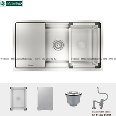 Chậu rửa bát inox Konox KN 8146SU Dekor - Basic (1 hộc - lắp âm)