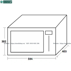 Lò vi sóng Fagor 3MWB - 25BTCGN / 3MWB-25BTCGX (25 Lít - Âm tủ)