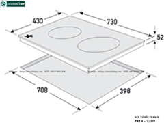 Bếp từ đôi Pramie PRTH - 2209 (Made in Thailand)