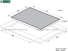 Bếp gas đôi Pramie PRMY - GS210 (Made in Malaysia)