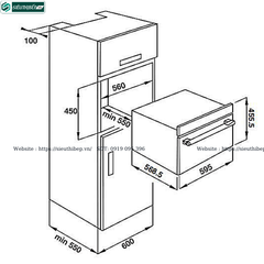 Lò kết hợp Fagor Q - CLASS 3MWB - 44ATCGN (44 Lít - Nướng kết hợp lò vi sóng)