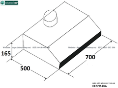 Máy hút mùi Electrolux ERF715SBA (Cổ điển)