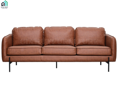 Bộ Sofa LIMBURG (3 chỗ - PU, Màu Nâu Brandy)