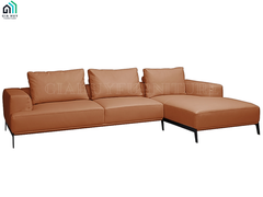 Bộ Sofa HORSENS (Góc phải / Góc trái - Da France, Màu kem / Màu nâu)