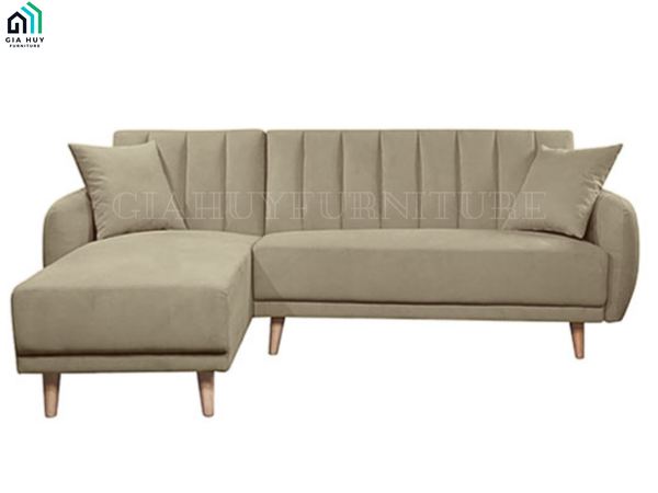 Bộ Sofa BELLEMONT (Góc phải / Góc trái - Vải Holly / Vải Enjoy , Màu xám cát / Màu vàng / Màu be)