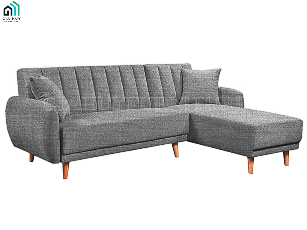 Bộ Sofa BELLEMONT (Góc phải / Góc trái - Vải Holly / Vải Enjoy , Màu xám cát / Màu vàng / Màu be)