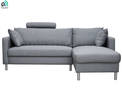 Bộ Sofa ANNISTON (Góc phải - Vải Corsica, Màu xám nhạt)