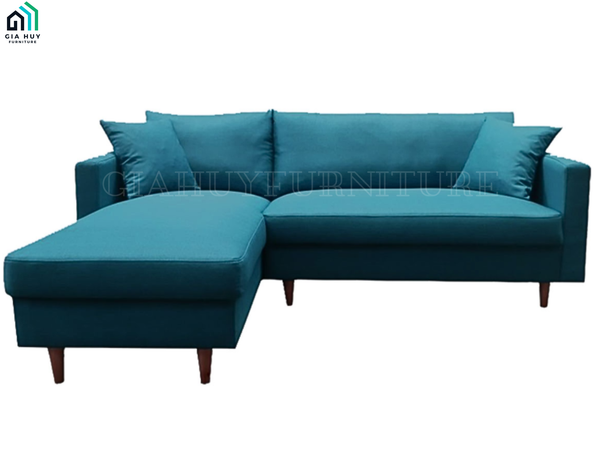 Bộ Sofa ADELAIDE (Góc trái - Vải Corsica, Màu xanh dương)