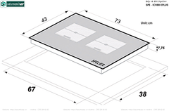 Bếp từ đôi Spelier SPE - IC1188 KPlus (Made in Germany)