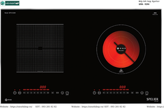Bếp kết hợp Spelier SPM - 929H (2 vùng nấu - Made in Malaysia)