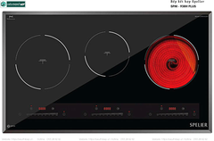 Bếp kết hợp Spelier SPM - 938H Plus (3 vùng nấu - Made in Malaysia)