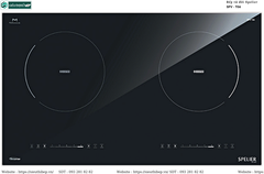 Bếp từ đôi Spelier SPV - T06 Công nghệ Inverter tiết kiệm điện