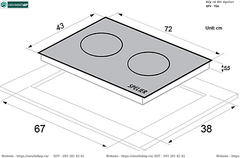 Bếp từ đôi Spelier SPV - T06 Công nghệ Inverter tiết kiệm điện