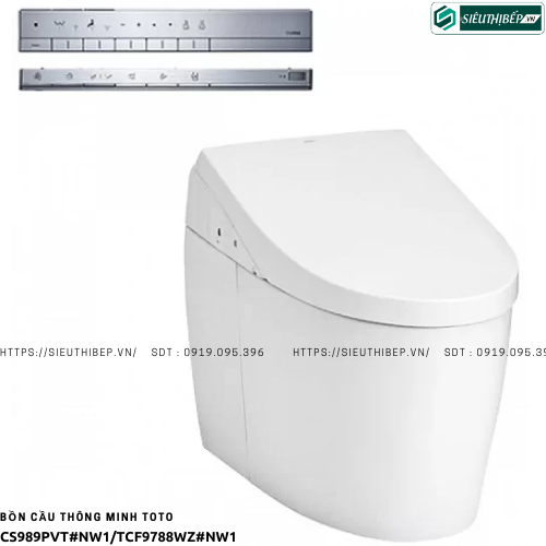 Bồn cầu thông minh TOTO CS989PVT#NW1/TCF9788WZ#NW1 - NEOREST AH (220V)