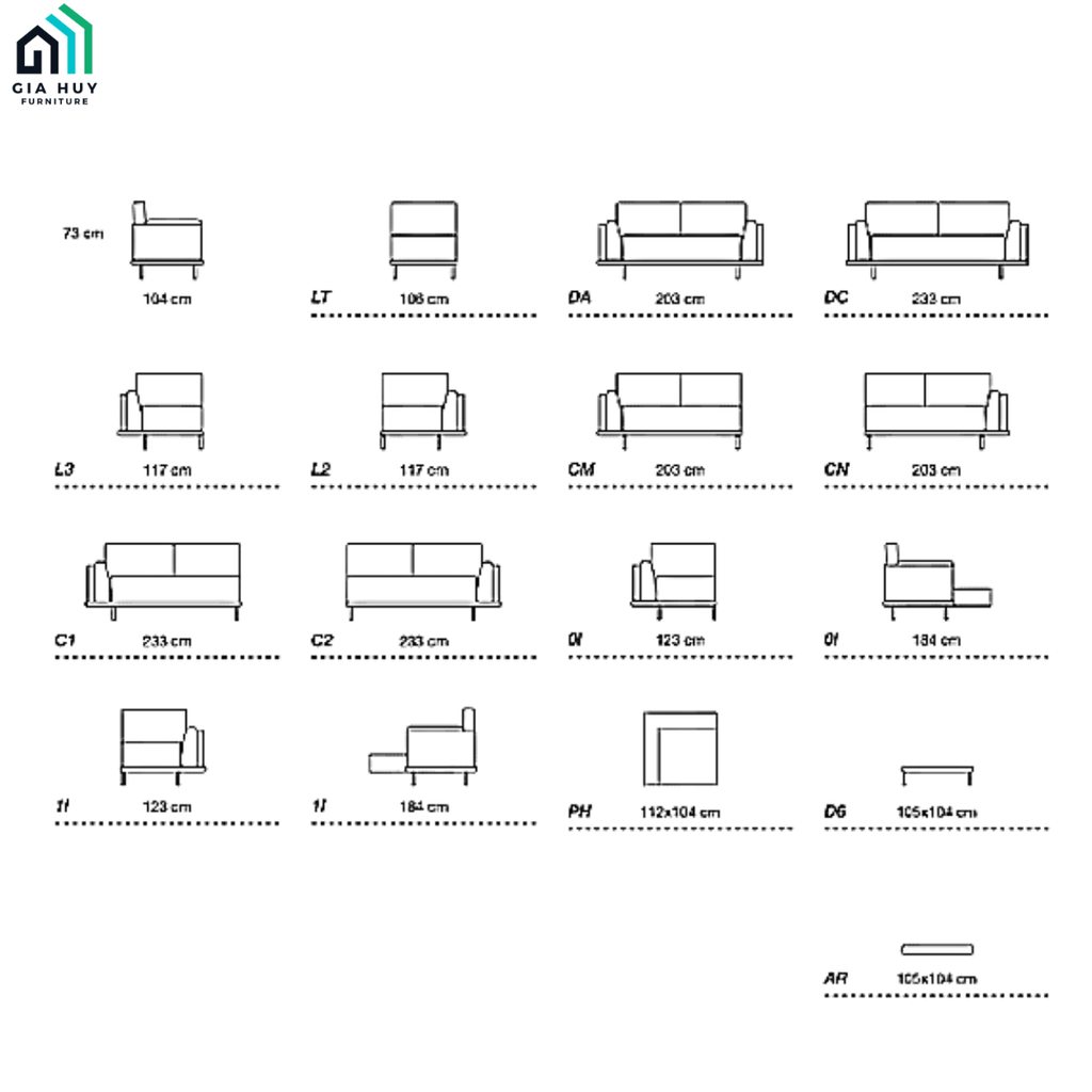 Bộ Sofa DORIAN - 2253