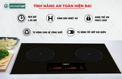 Bếp từ đôi inverter Chef's EH - DIH888S model top 1 doanh số 2022