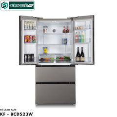 Tủ lạnh Kaff KF - BCD 523W (Side By Side 2 cánh mở trên, 2 ngăn rút dưới - 523 Lít)