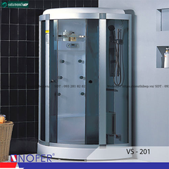 Phòng tắm xông hơi ướt Nofer VS - 201 (Công nghệ Châu Âu)