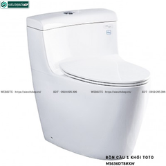 Bồn cầu 1 khối TOTO MS636DT8#XW (Nắp Đóng Êm TC600VS)