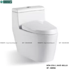 Bồn cầu 1 khối Bello BT - 500946 (Nắp Êm)