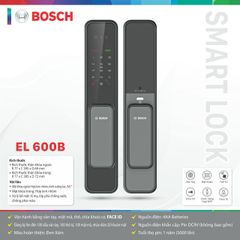 Khóa điện tử Bosch EL 600BK / EL 600B (FACE ID)