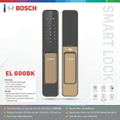 Khóa điện tử Bosch EL 600BK / EL 600B (FACE ID)