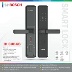 Khóa điện tử Bosch ID 30BK / ID 30KB (Mở khóa bằng APP Wifi thông minh)